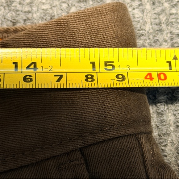 Eddie Bauer Mens Classic Fit Chinos Brown Khaki Straight Leg Pants Size 30x30 - Picture 7 of 8